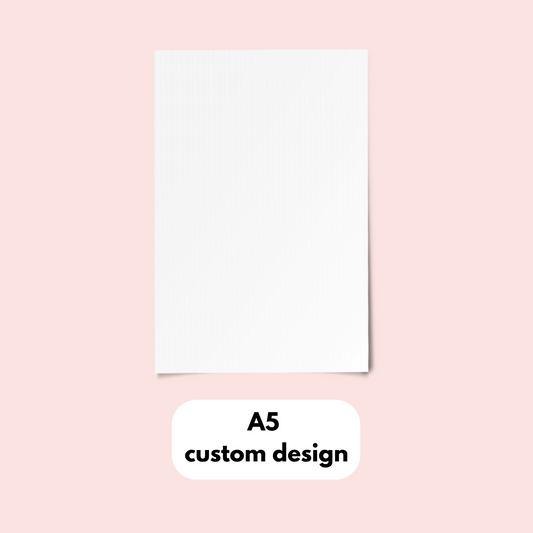 A5 Custom Sublimation Print
